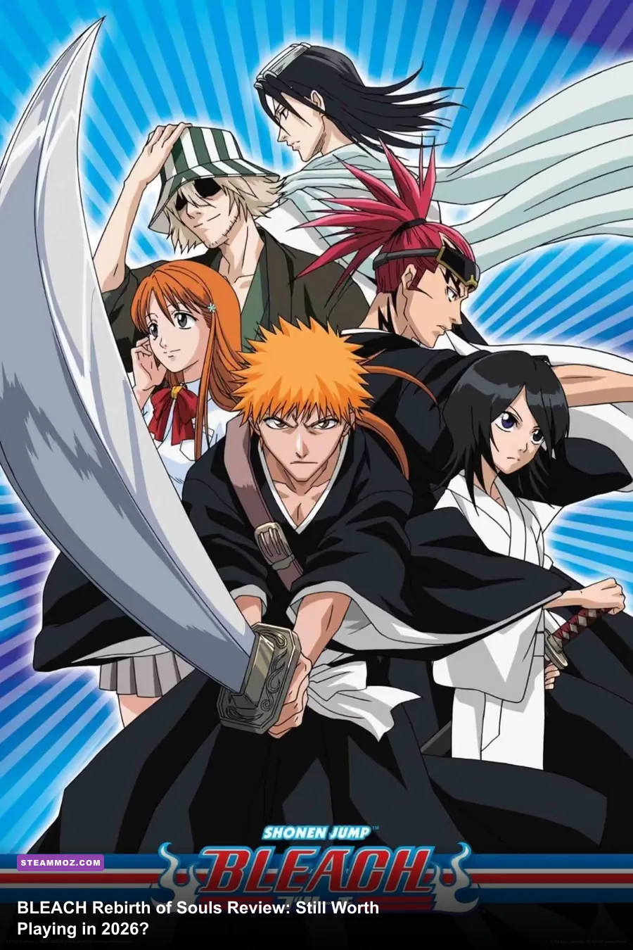 Ichigo Kurosaki unleashing Getsuga Tensho in BLEACH Rebirth of Souls