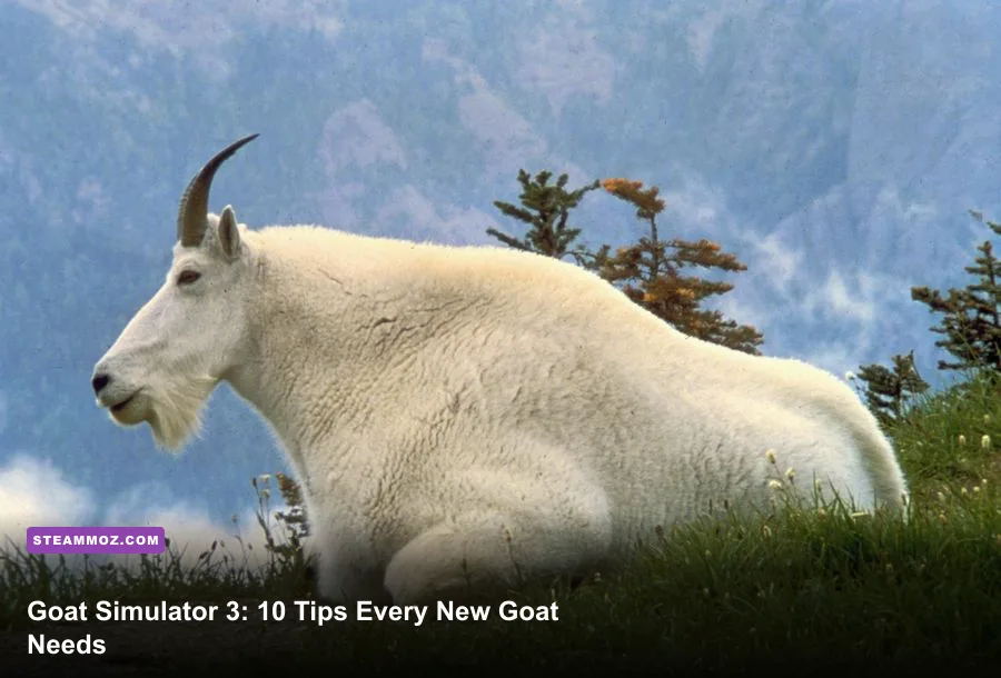Goat exploring San Angora in Goat Simulator 3