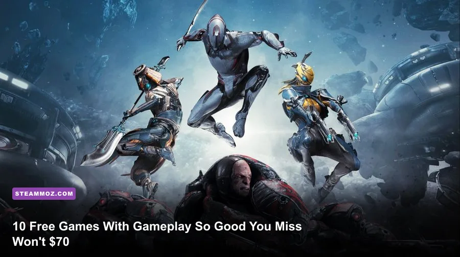 Montage of high-octane gameplay from elite free-to-play PC titles