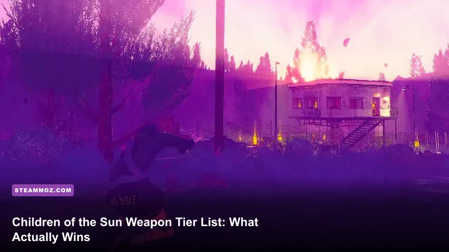 The Girl aiming her rifle at cultists in Children of the Sun