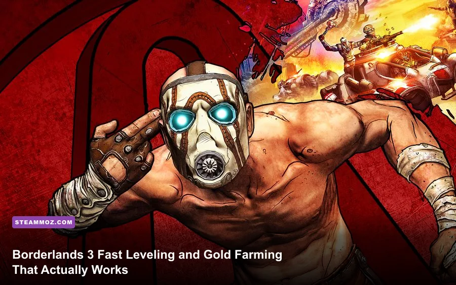 Borderlands 3 Vault Hunter fighting enemies in Mayhem Mode