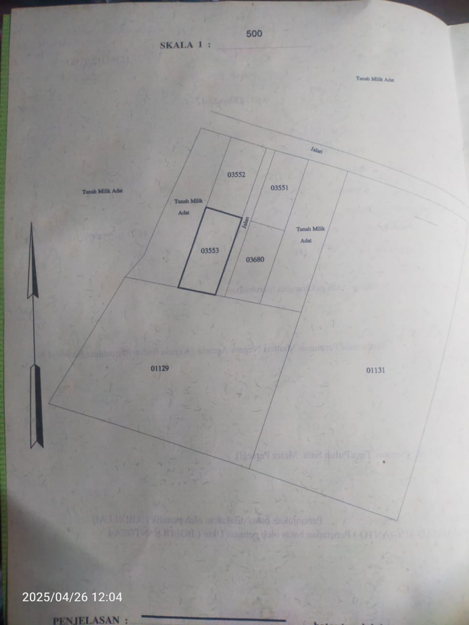 Tanah Kavling SHM di Belakang RS Wafa Kepanjen, 131 m²