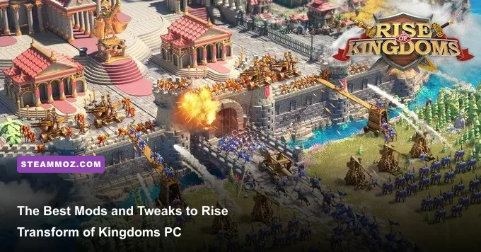 Massive Kingdom vs Kingdom battle in Rise of Kingdoms on PC with thousands of marching troops