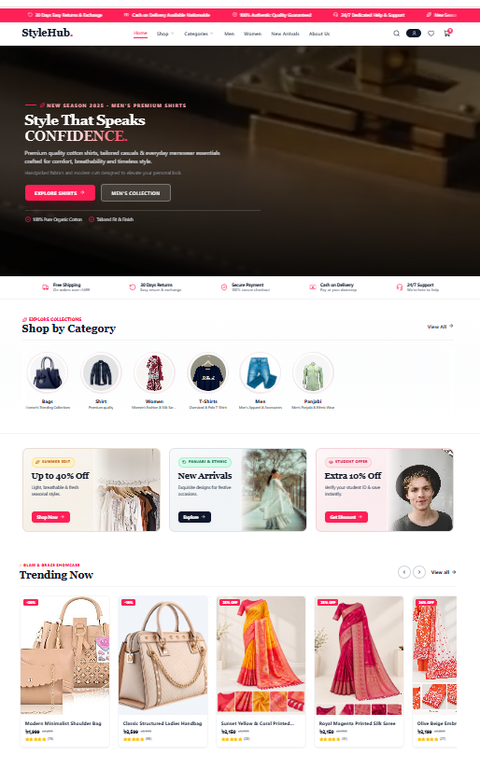 StyleHub E-Commerce Platform