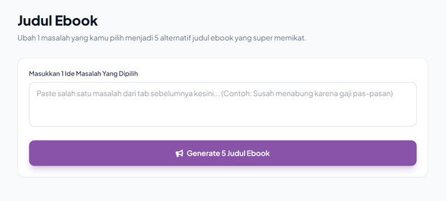 Tools Membuat Judul Ebook Mockup