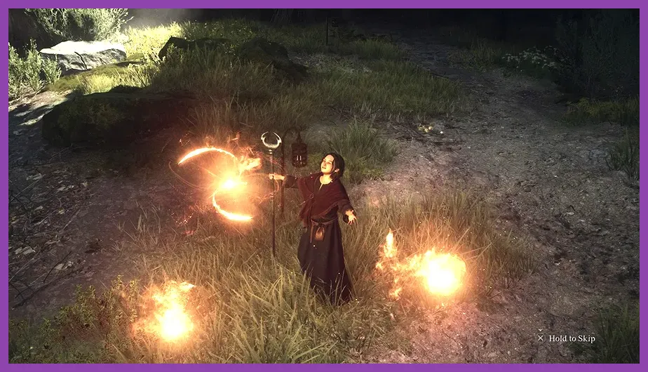 A-Tier Sorcerer casting powerful Meteoron spell in Dragon's Dogma 2