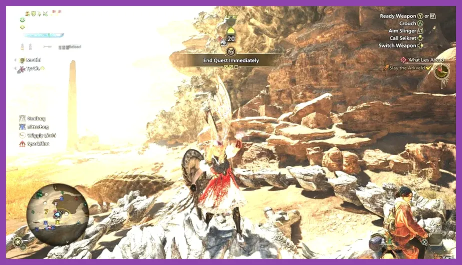 Monster Hunter Wilds cooperative boss battle