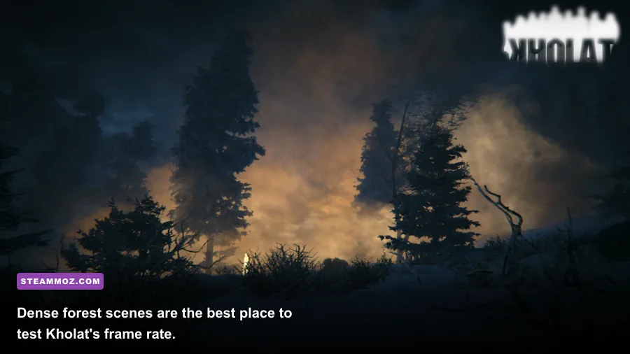 Kholat dark forest path gameplay screenshot on PC