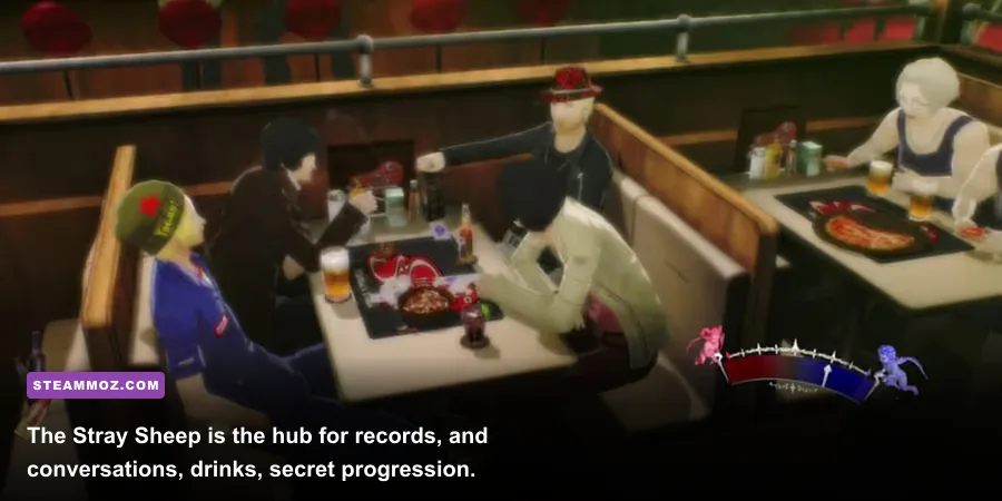 The Stray Sheep bar hub in Catherine Classic
