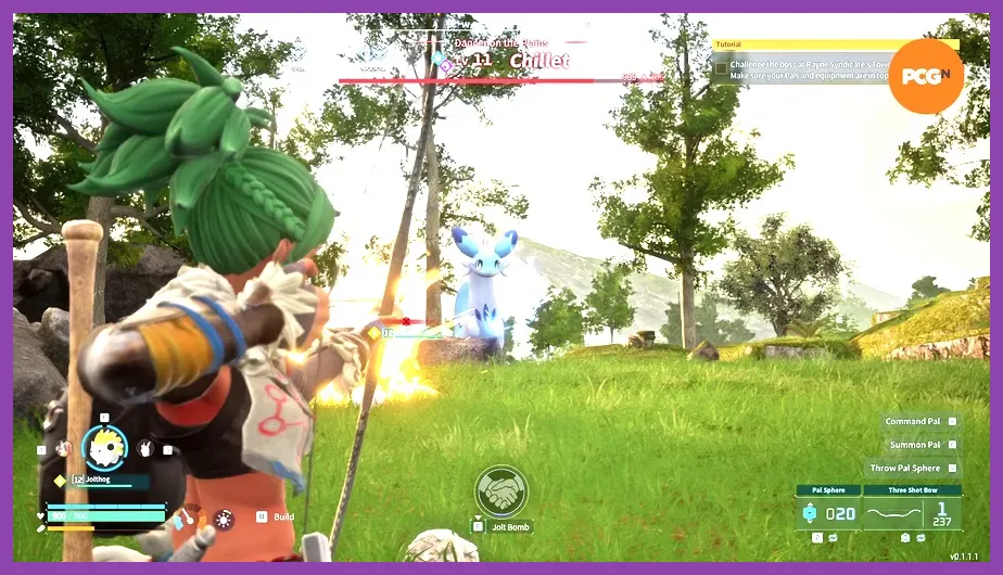 Palworld player defeating an Alpha Pal