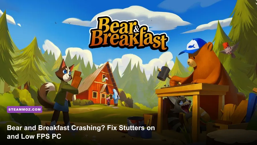 Bear and Breakfast Timber Crossing lodge gameplay on PC