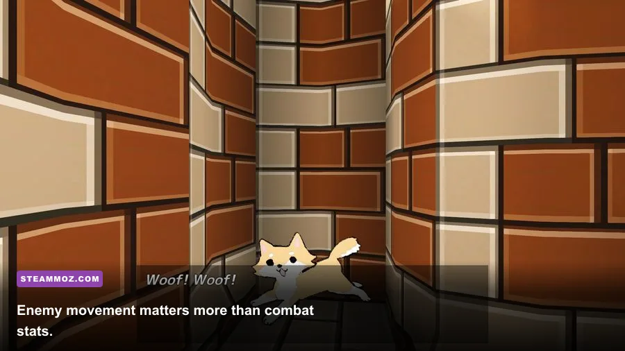 Creaks Dog enemy patrolling a dangerous underground puzzle room