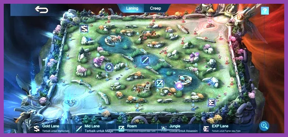 Lord boss spawning on the Mobile Legends map