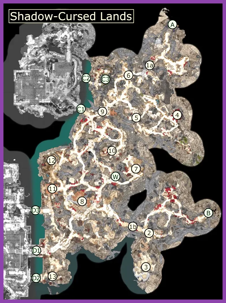 Act 2 shadow-cursed lands crafting resources