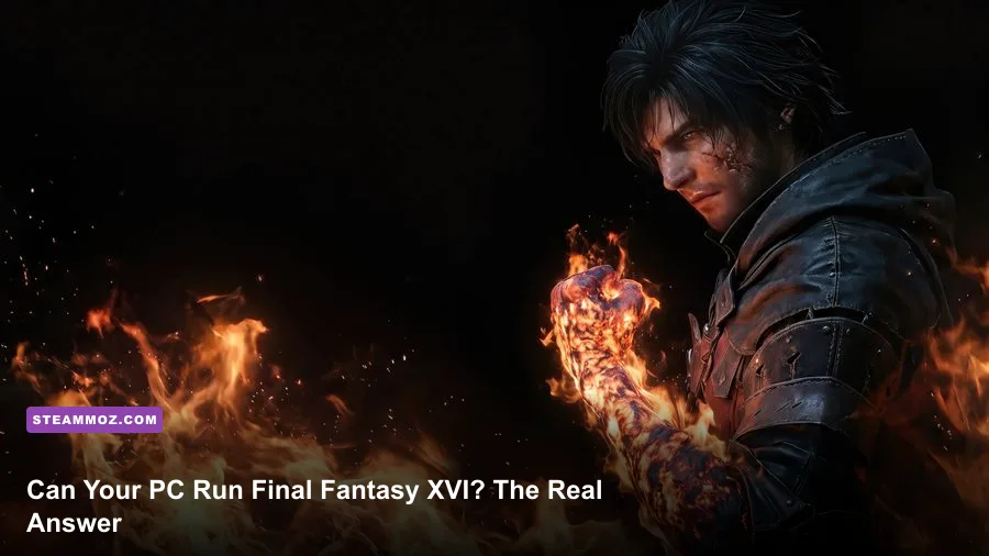 Clive Rosfield overlooking Valisthea in Final Fantasy XVI
