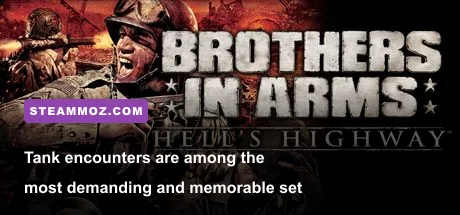 Brothers in Arms Hell's Highway tank combat against German armor