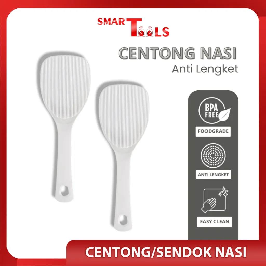 SmartTools - Centong Nasi Anti Lengket / Centong Nasi Bisa Berdiri