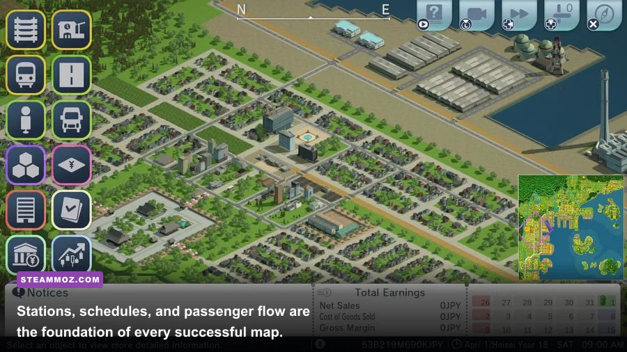 A-Train All Aboard Tourism railway station management gameplay