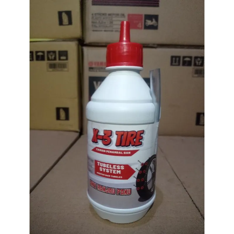 promo 1 botol cairan tubles x-3 Tire super resealent tire - Gambar 2