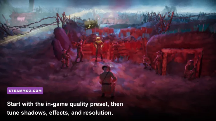 11-11 Memories Retold PC graphics options and quality settings menu