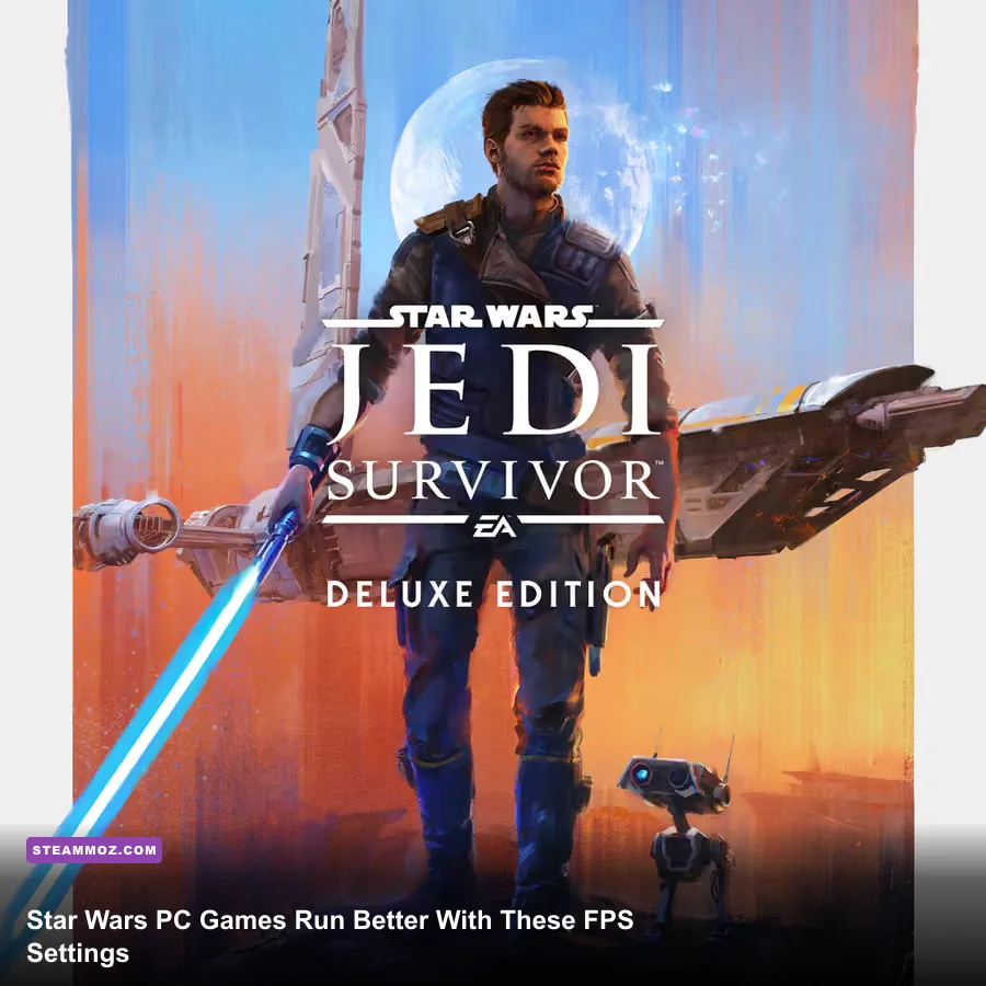 Star Wars PC game gameplay showing lightsaber combat and detailed graphics