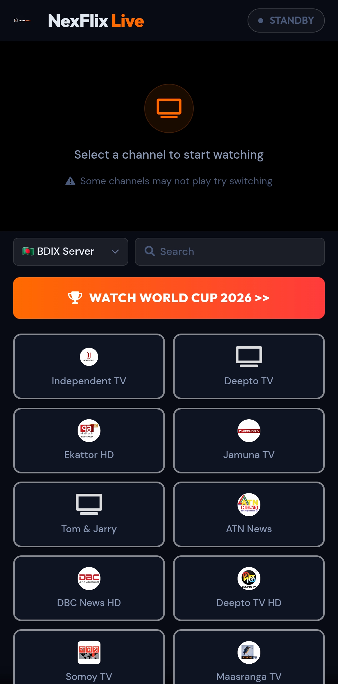 NexFlix Live screenshot 1