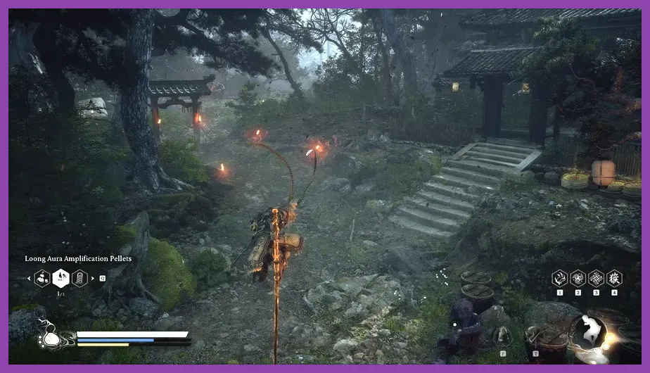 Pillar stance combat in Black Myth Wukong