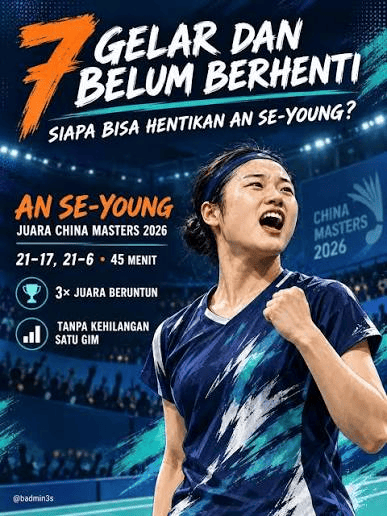 Hasil Final China Masters 2026: An Se Young dan Jason Gunawan Amankan Gelar Juara
