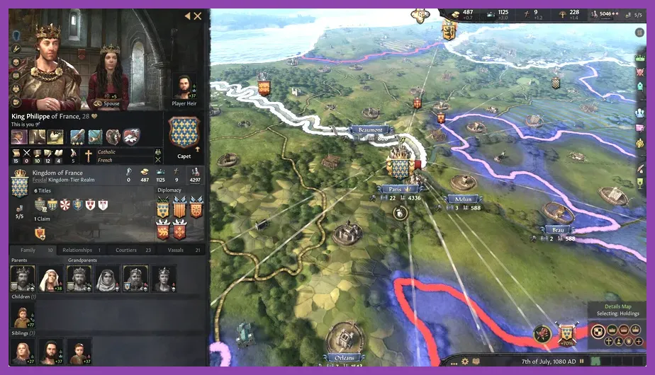 Crusader Kings 3 successful siege notification granting stolen artifacts