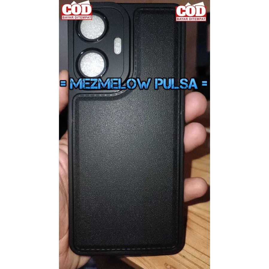 Caseng Soft Case Softcase Leather Casing Case REALME C33 - Gambar 4