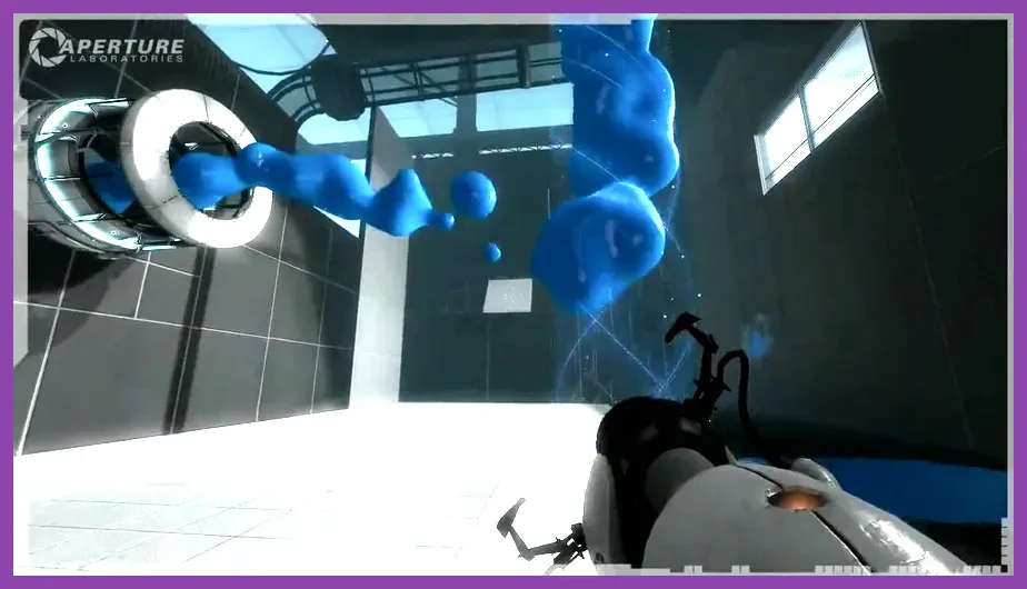 Portal 2 gel mechanics