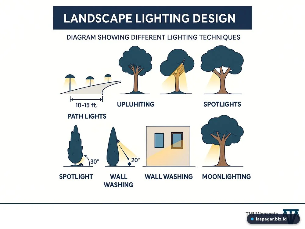 posisi ideal pemasangan lampu taman rumah minimalis untuk efek terbaik