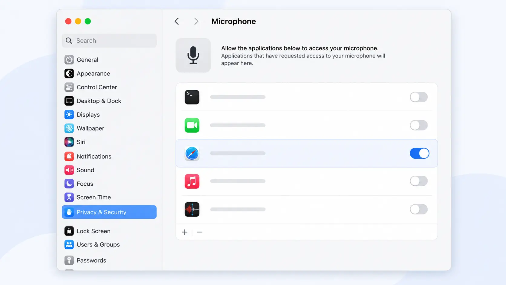 macOSのプライバシー設定でChromeを許可する手順