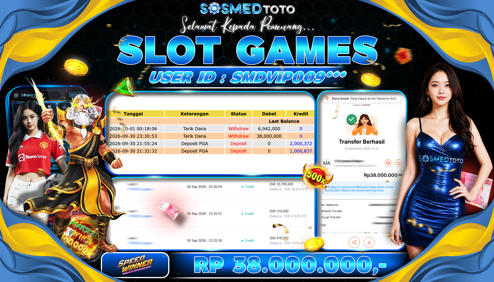 SOSMEDTOTO JACKPOT SLOT 38 JT LUNASS !