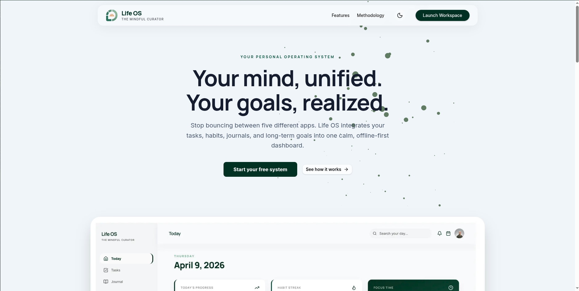 LifeOS Screenshot Preview