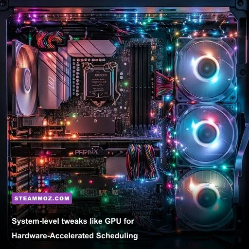 High-end gaming desktop GPU executing hardware accelerated GPU scheduling for Forza