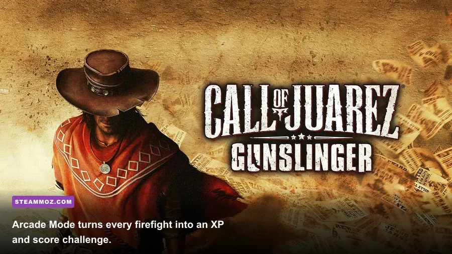 Call of Juarez Gunslinger Arcade Mode gameplay with a high combo score