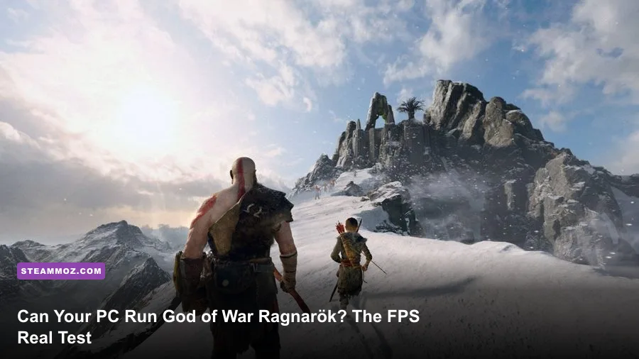 Kratos and Atreus in God of War Ragnarök on PC