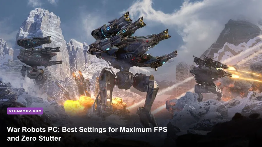 War Robots PC intense Titan mech combat firefight with high graphics