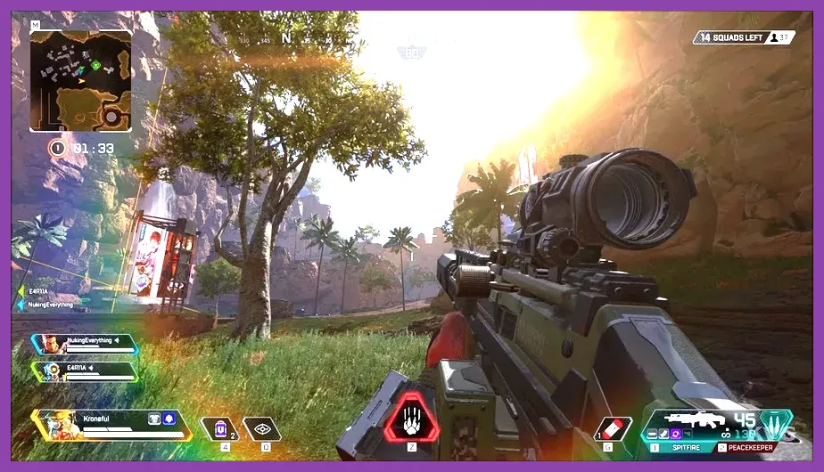 Apex Legends action shot suitable for ROG Ally performance tuning