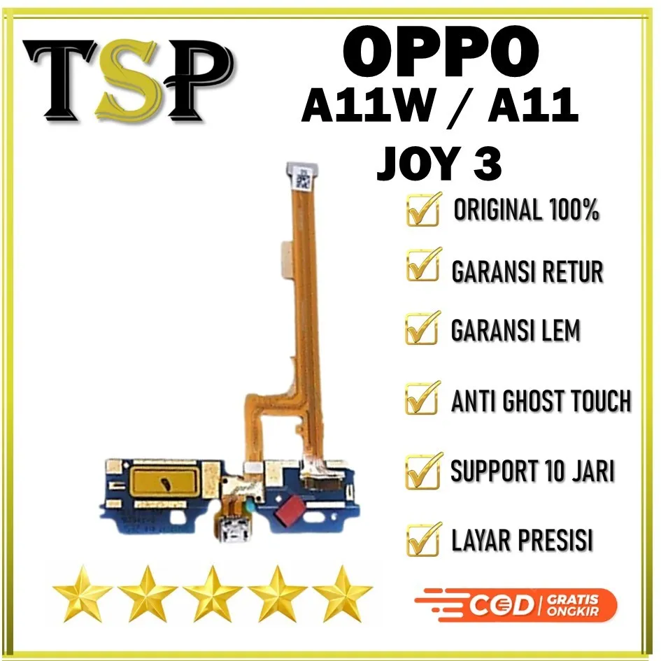 FLEXIBEL / FLEXIBLE / FLEKSIBEL C/C+UI BOARD+MIC OPPO A11W / A11 / JOY 3 ORIGINAL 100%