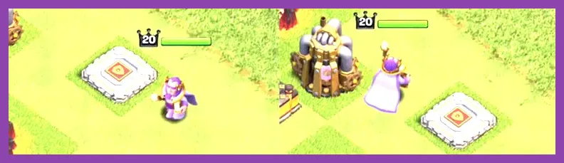 Clash of Clans Grand Warden life aura and eternal tome