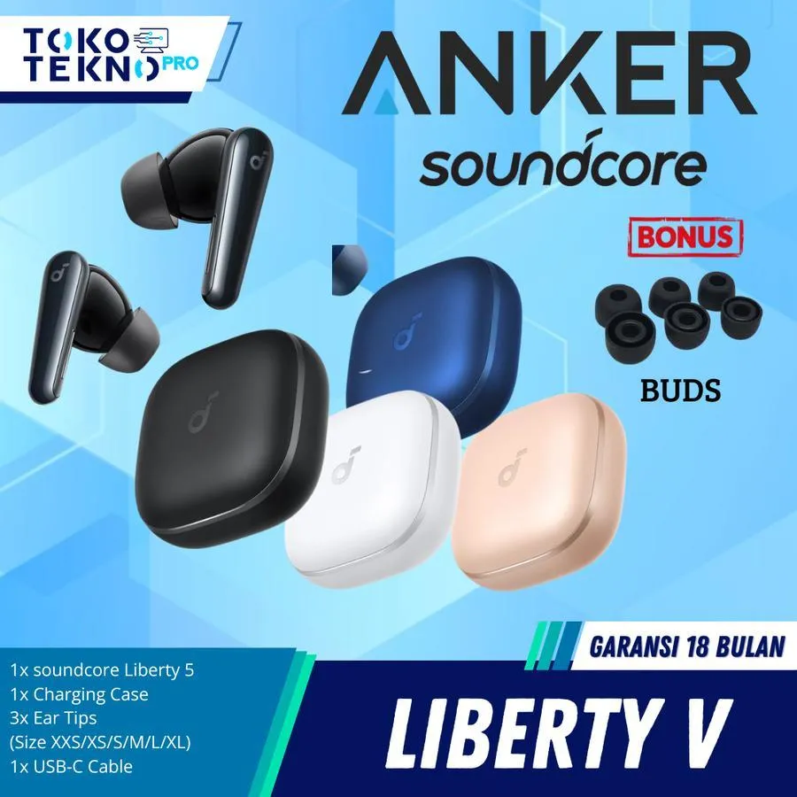ANKER Soundcore Liberty 5 / Liberty V Noise-Cancelling Earbuds with Dolby Audio