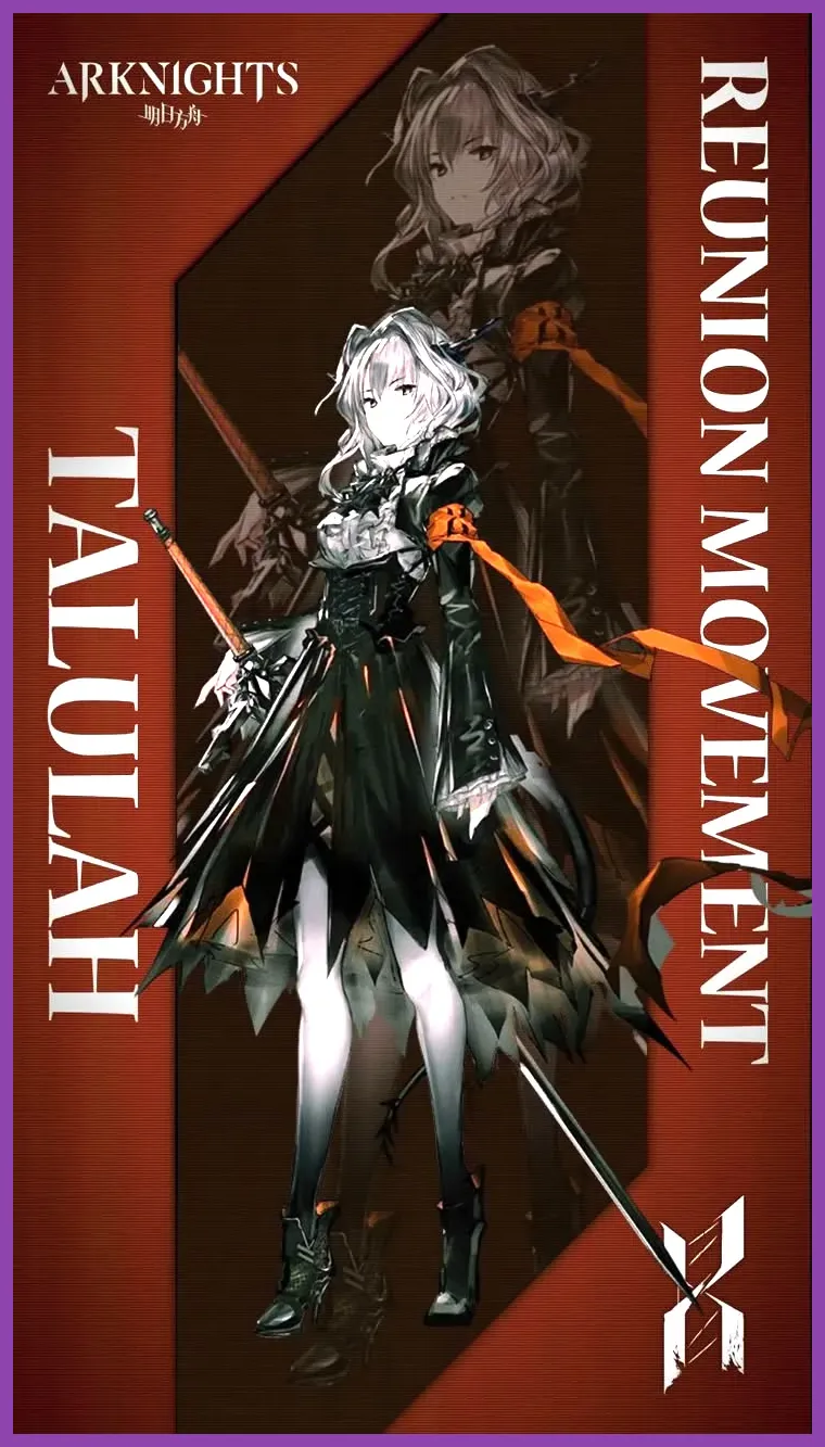 Talulah leader of Reunion movement Arknights