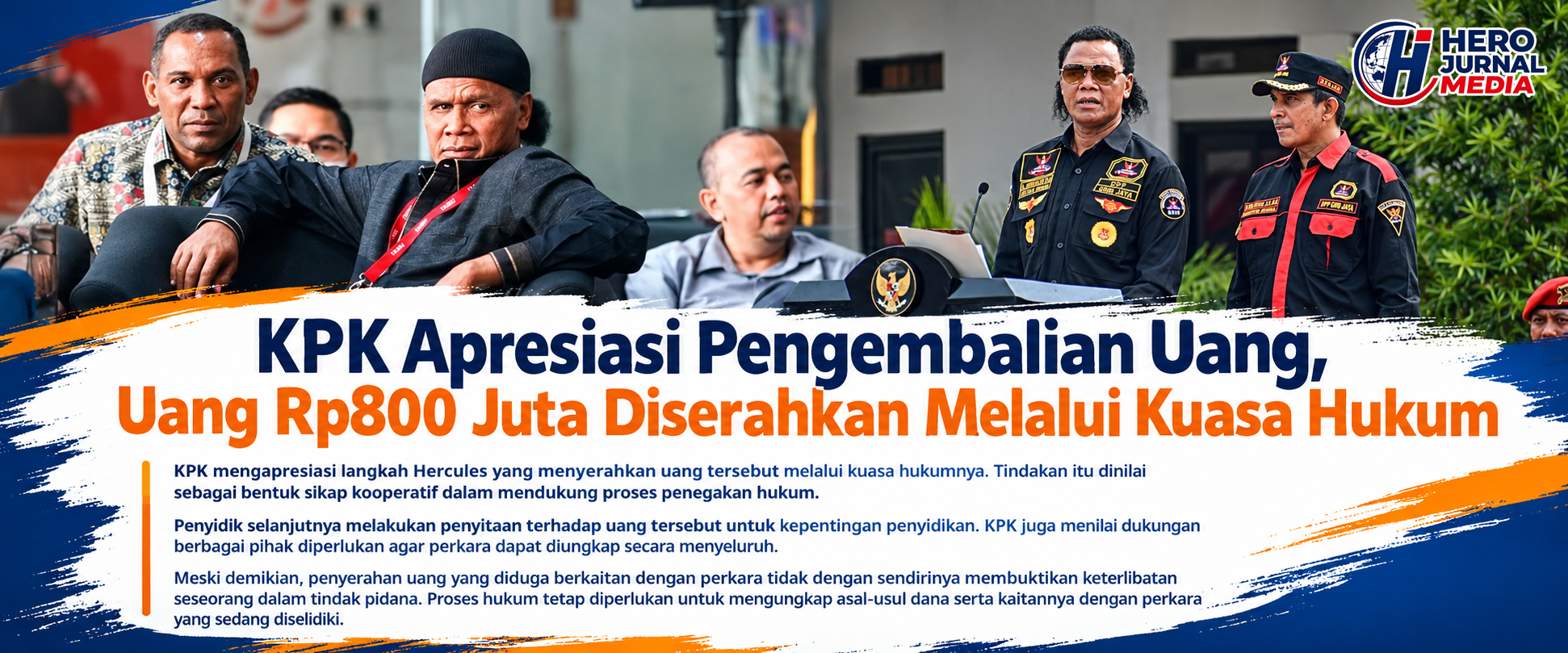 KPK Apresiasi Pengembalian Uang Rp800 Juta
