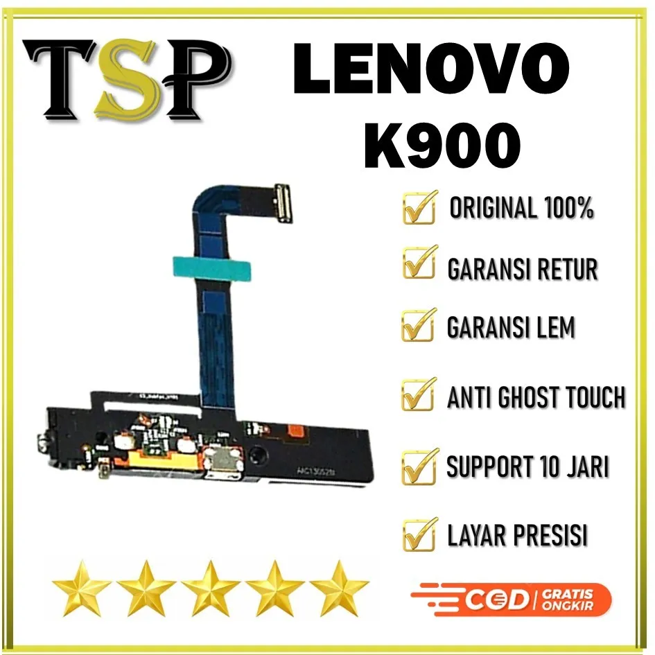 FLEXIBEL / FLEXIBLE / FLEKSIBEL C/C+UI BOARD+MIC+BUZZER LENOVO K900 ORI