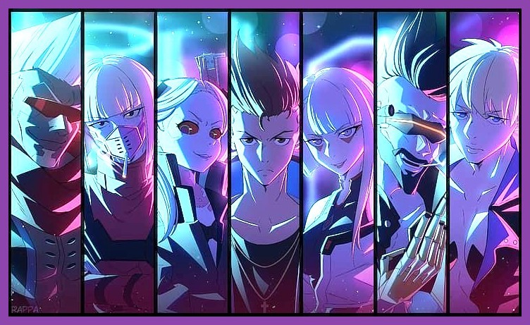 Cyberpunk Edgerunners Anime Characters