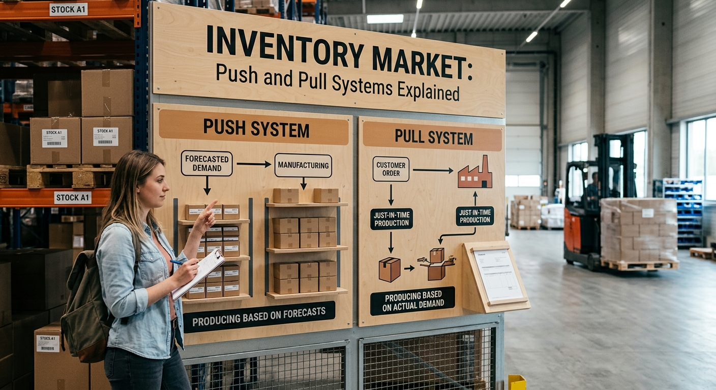 Inventory Market: Push and Pull Systems Explained Inventory Market: Push and Pull Systems Explained
