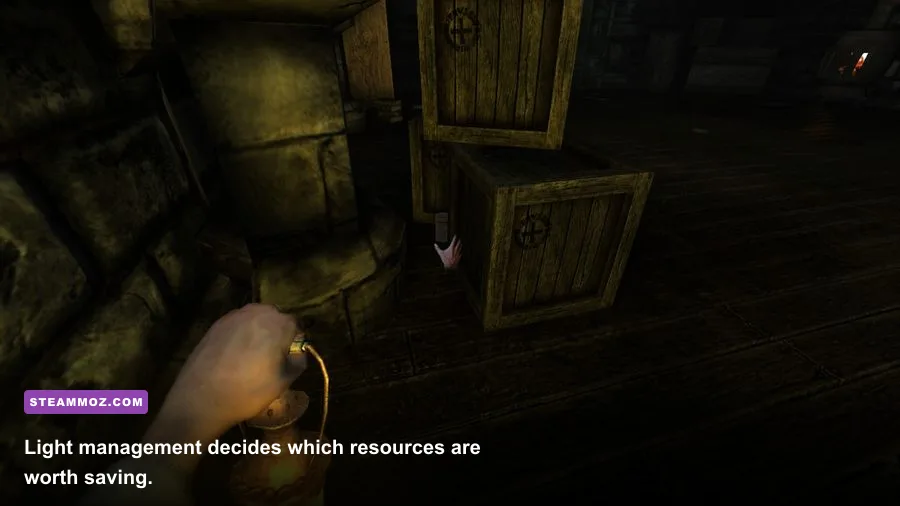 Amnesia The Dark Descent lantern and tinderboxes in the inventory