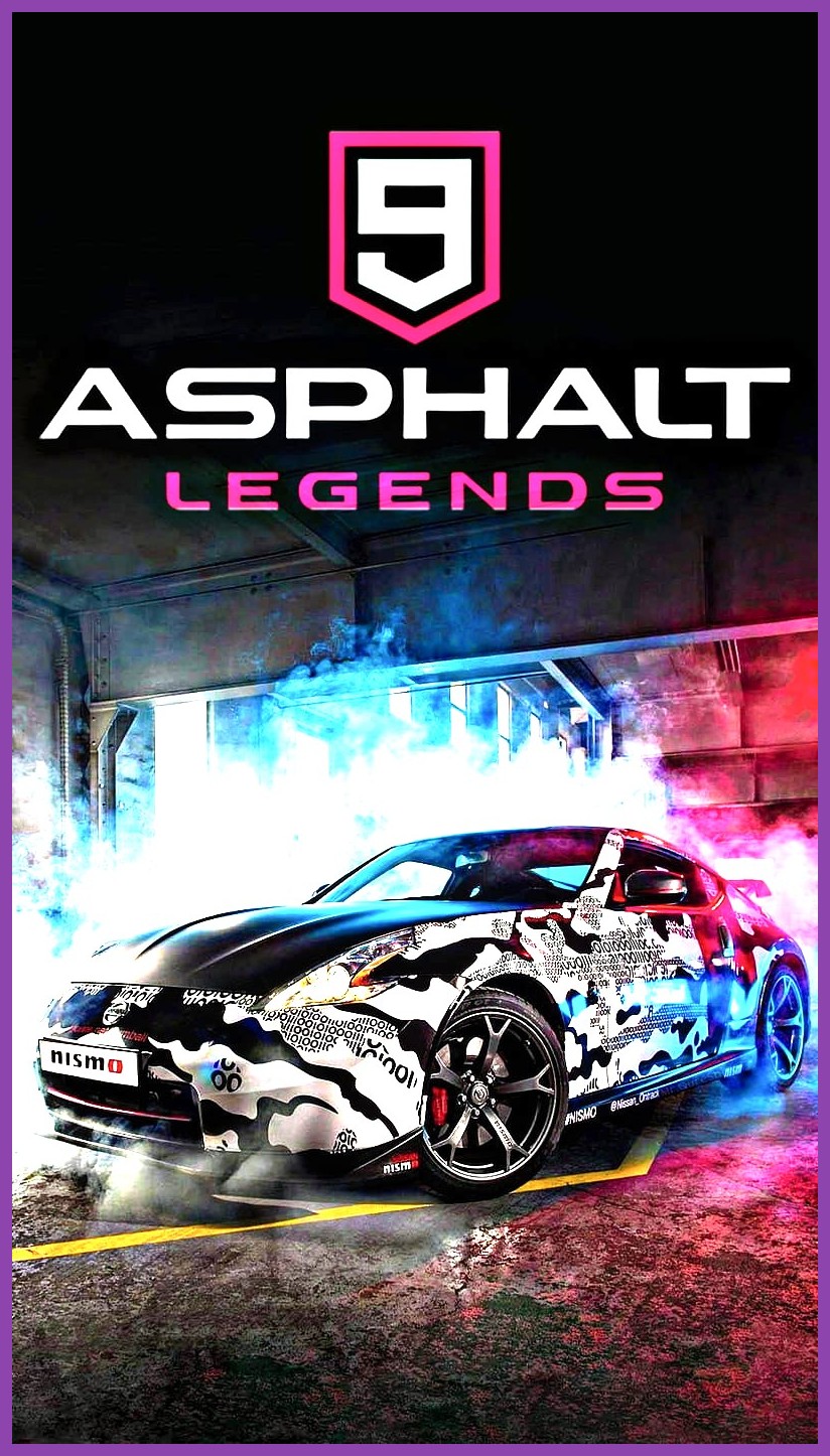 Asphalt 9: Legends cover art with racing cars